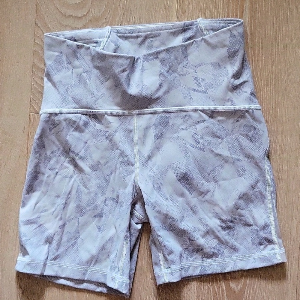 Women's High-Waisted Gray Shorts